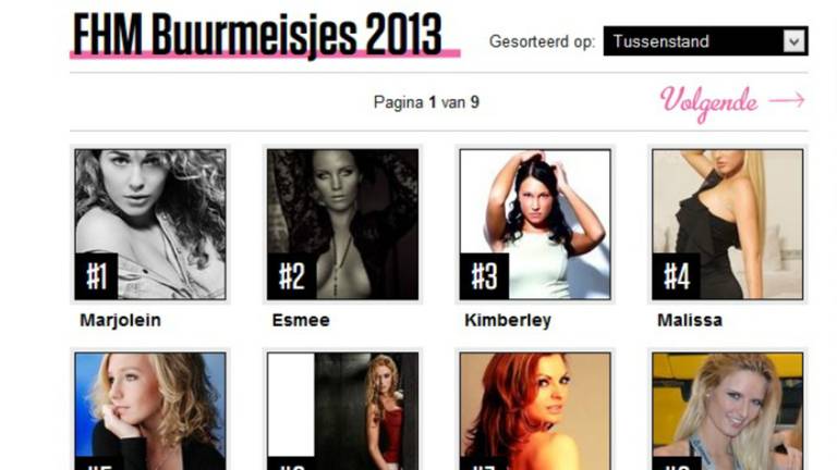 De FHM Buurmeisje Verkiezing 2013