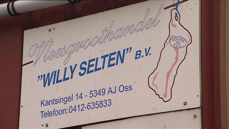 Vleesgroothandel Willy Selten in Oss.
