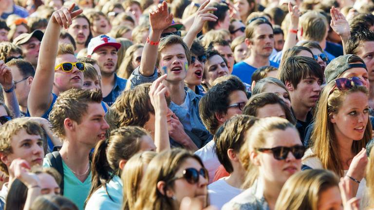 Het was druk op het Bevrijdingsfestival in Den Bosch (foto: ANP)