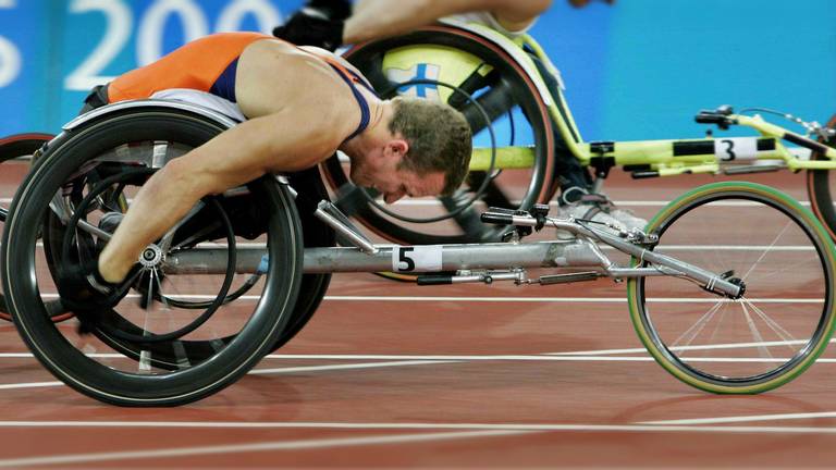 Kenny van Weeghel in actie. (foto: ANP)