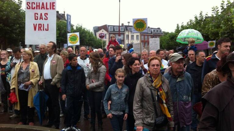 In de afgelopen jaren is vaak geprotesteerd tegen de winning van schaliegas (foto: Alice van de Plas).