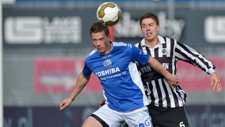 Erik Quekel van FC Den Bosch en Kay Thomassen van Achilles'29 (foto: VI Images)