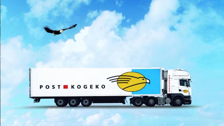 Vrachtwagen van Post-Kogeko (bron: Post-Kogeko Logistics / Facebook)