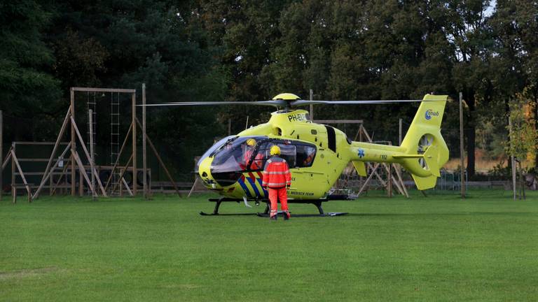 Traumahelikopter in Berlicum. (Foto: Sander van Gils/SQ Vision)