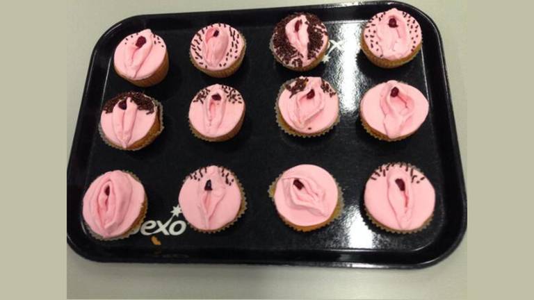 De smakelijke cupcakes (foto: Herman Oosterbaan / Twitter)