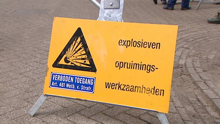 De springstof werd later tot ontploffing gebracht. (Foto: Archief)