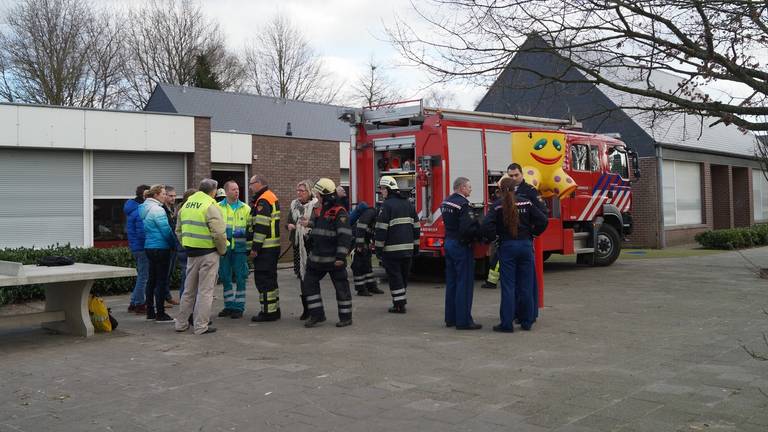 De brandweer hoefde niet veel meer te doen (foto Martijn van Bijnen FPMB)