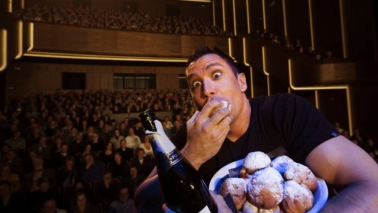 Grappen met Guido bij de oliebollen