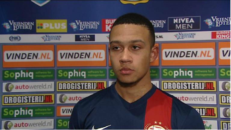 Memphis Depay over de benauwde zege van PSV op Go Ahead Eagles: 'Het leek nergens op'