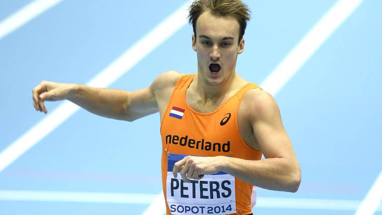 Bram Peters op het WK indoor (foto: VI Images)