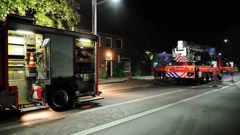 Brandstichting in kantoorpand stichting Rebound (Foto: Rob de Haas/Mainstay Media Breda)