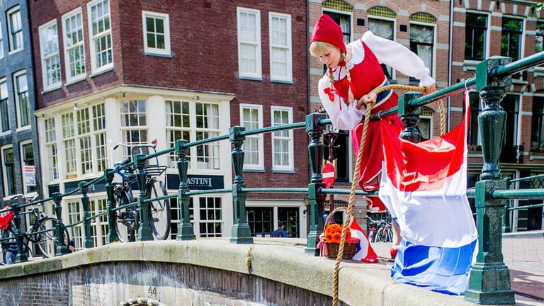 Roodkapje in oranjesfeer (foto: Efteling)