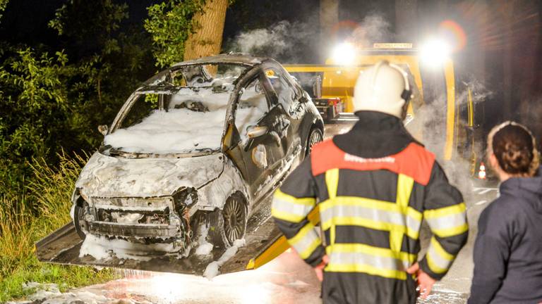 Auto in Chaam (foto: Luuk Koenen/SQ Vision)