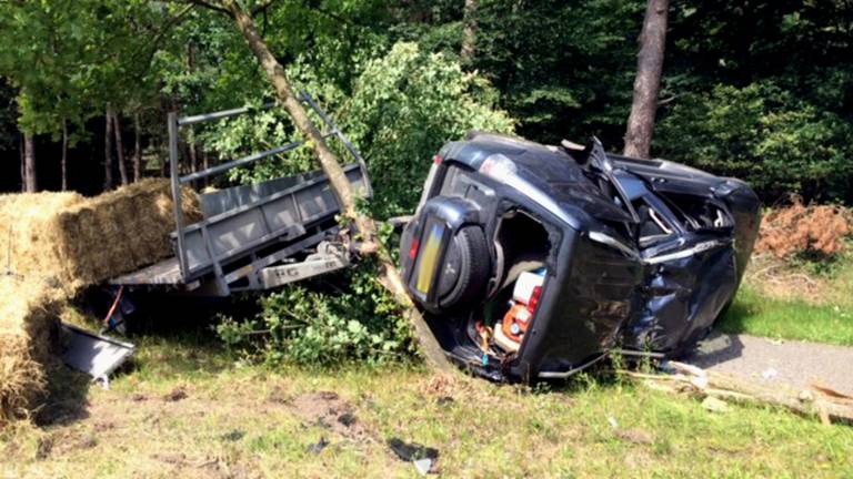 Ongeluk bij Molenschot N282 (Foto: Jeroen Stuve)