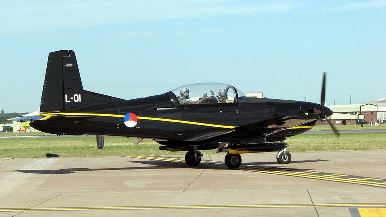 Een Pilatus PC-7 (foto: archief).