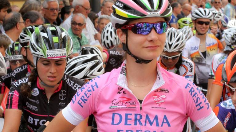 Marianne Vos in de roze trui