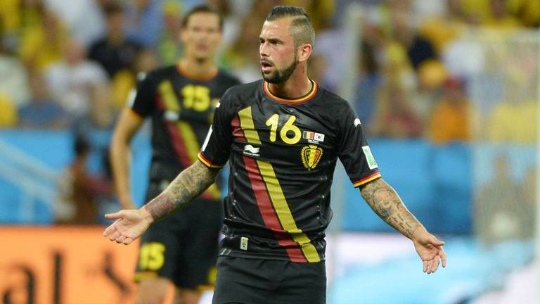 Steven Defour in actie op het WK (foto: VI Images)