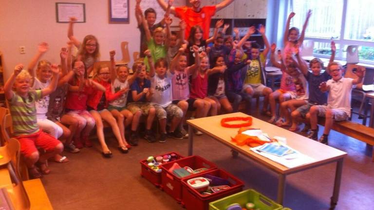 Vlak voor de laatste schooldag nog snel ontbijten