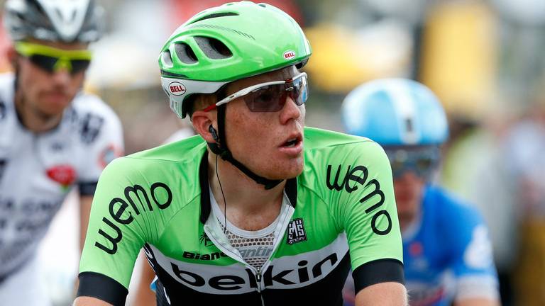 Steven Kruijswijk in de Tour de France (foto: ANP)