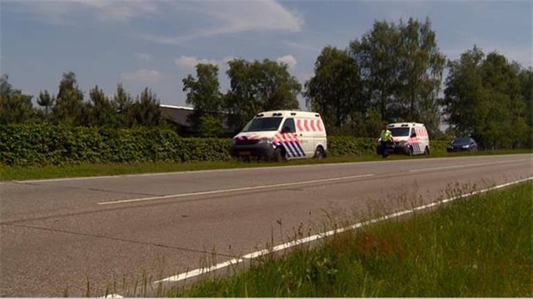 De plek waar Niels Pijnenburg uit de taxi raakte. (Foto: archief)