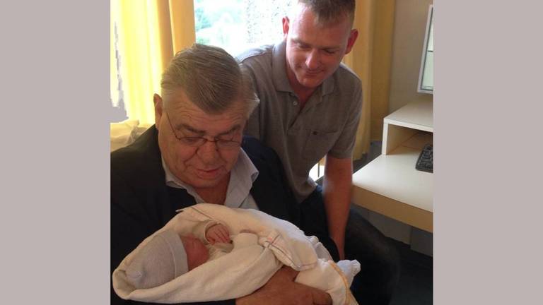 Drie generaties De Rooy: Jan, Gerard en Jan