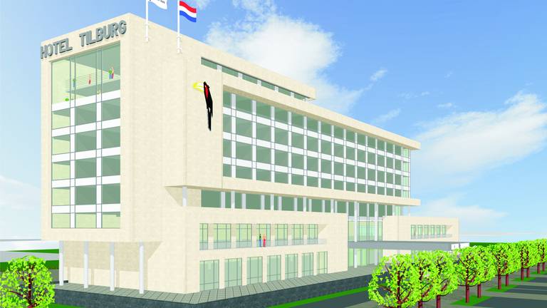 Artist impression Hotel Van der Valk Tilburg
