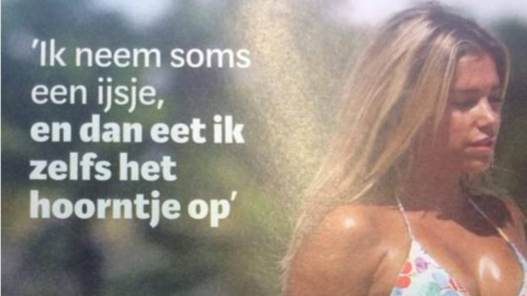 De uitspraak van Sylvie in Grazia (foto: Globalistaa / Twitter)