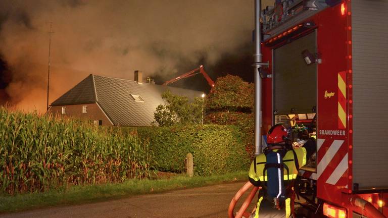 Er raakte niemand gewond bij de brand. (Foto: Jack Brekelmans)