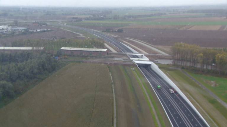 De A4 bij Steenbergen.