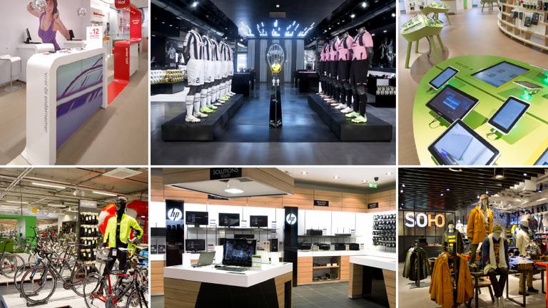 Winkelinrichtingen gemaakt door New Store Europe