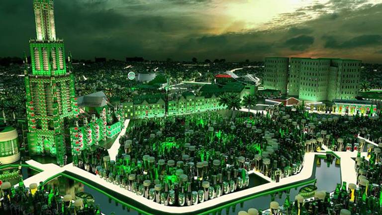 'Het groene hart van Breda' (Foto: Heineken Facebook)