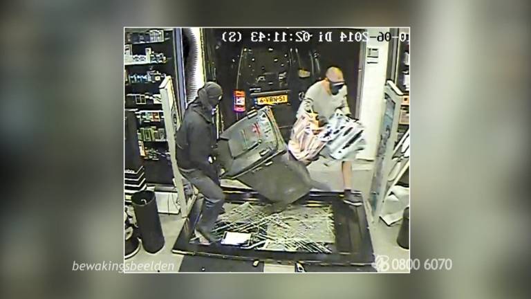 Beelden van de ramkraak uit Bureau Brabant