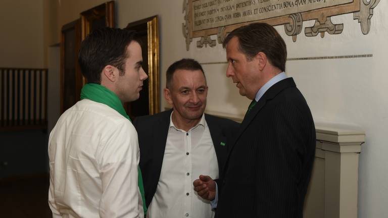 Mike van der Geld, Jan Smit en Alexander Pechtold (foto: Henk van Esch)