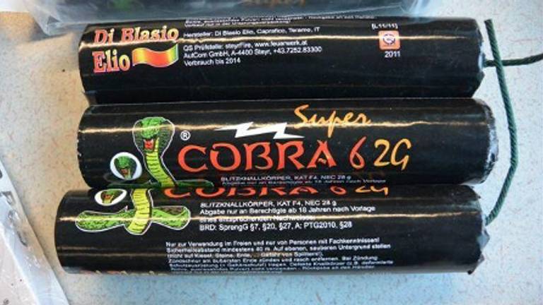 De inhoud van de Cobra wordt vaak gebruikt bij plofkraken. (Archieffoto) 