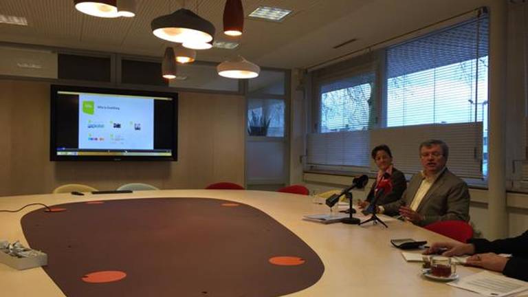 De persconferentie van ZuidZorg. (Foto: Mattijs Smit) 