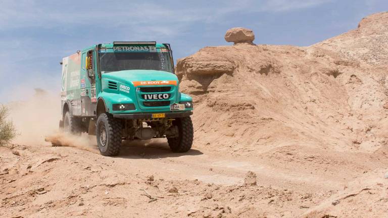 Hans Stacey in de Dakar Rally 2015 (foto: VI Images)