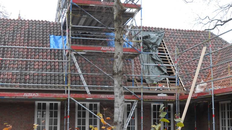 Het crematorium dat nu gerestaureerd wordt