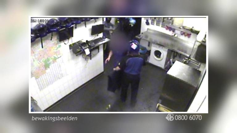 Overval op Domino's Pizza in Breda (foto: Bureau Brabant)