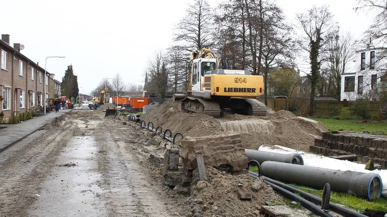 De kabel ging kapot tijdens werkzaamheden. (foto: Marcel van Dorst/SQ Vision)