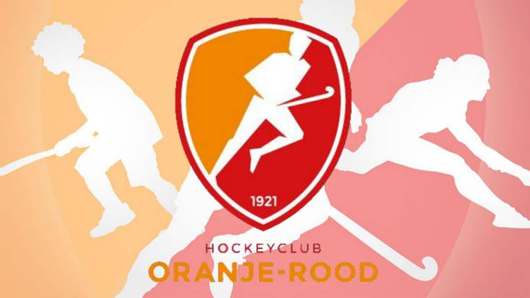 Het logo van Oranje-Rood