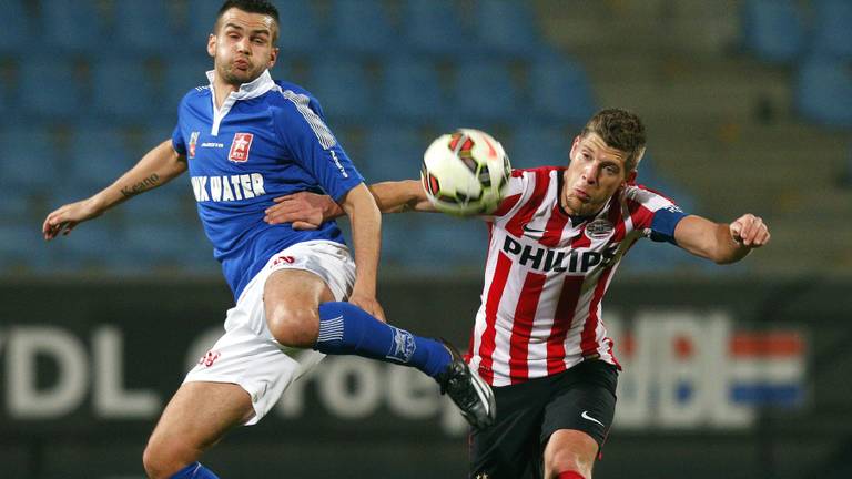 Stijn Schaars maakte zijn eerste doelpunt ooit voor PSV (foto: VI Images)