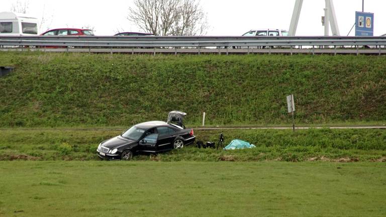 Explosieven in auto op A27 (foto: ANP)