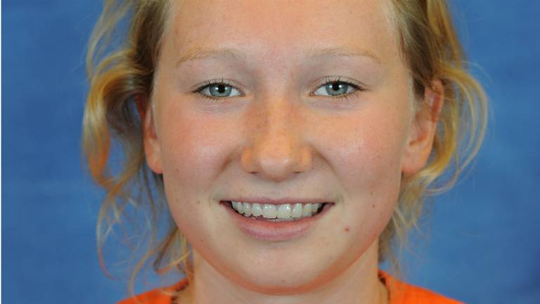 Zeilster Annemiek Bekkering op dreef in Barcelona. (Foto: ANP).