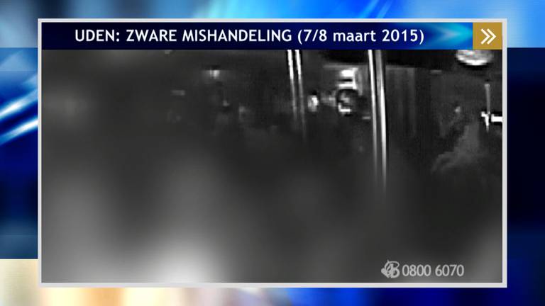 Op de bewakingsbeelden is nauwelijks wat te zien