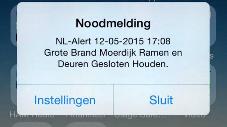 NL-Alert van brand bij Remondis Argentia in Moerdijk