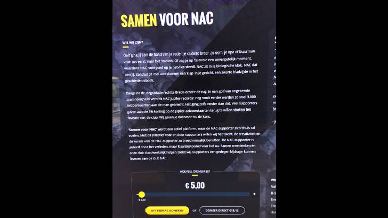 Website samenvoornac.nl