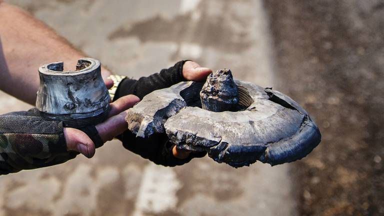 Een projectiel (archieffoto ANP)