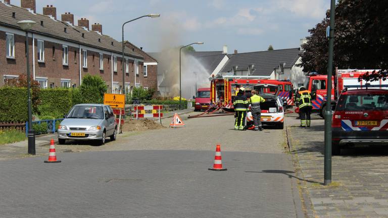 Gaslek in Violenstraat Veghel