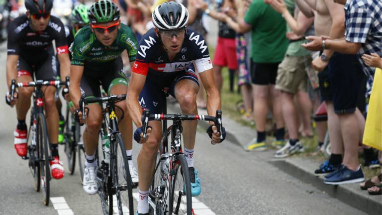 Stef Clement in de Tour de France (foto: ANP).