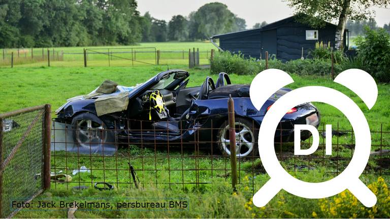 Geen goede maandag voor deze Porsche